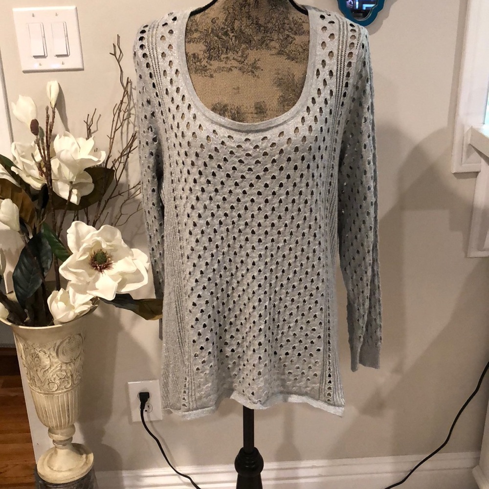 Rock and Republic Light grey sweater